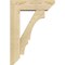 Ekena Millwork Balboa Slat Rough Sawn Bracket w/ Offset Brace, Douglas Fir, 6"W x 18"D x 26"H BKT0604X18X26BOA06RDF - alternate 4